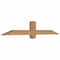 Ekena Millwork Eugene Smooth Timber Gable Bracket, Western Red Cedar, 60"W x 10"H x 3 1/2"D x 3 1/2"F, 4/12 Pitch GBW060X10X0404EUG00SWR - alternate 3